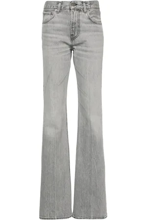 haikure Flora Fog mid-rise flared jeans