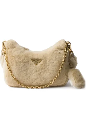 Prada Re-Edition shearling mini bag