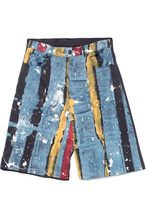 Charles Jeffrey Loverboy Striped shorts