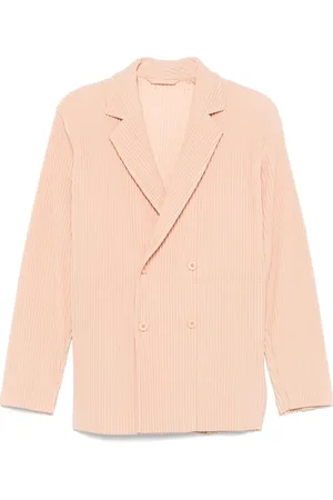 Issey Miyake Plissé-effect blazer