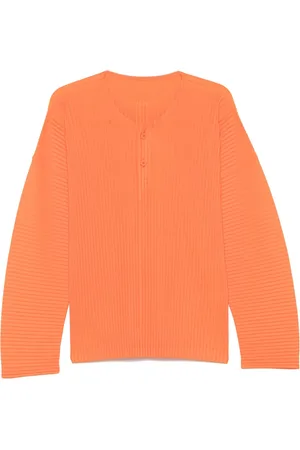 Issey Miyake Plissé-effect T-shirt