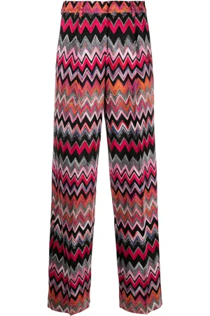 Missoni Zigzag woven straight-leg trousers