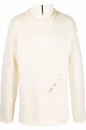 OFF-WHITE Nail detail high-neck jumper