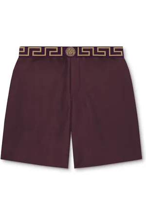 VERSACE Greca Border swim shorts