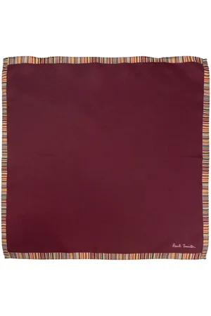 Paul Smith Logo-print silk pocket square