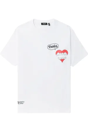 FIVE CM Fang-print cotton T-shirt