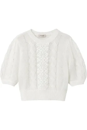 Twin-Set Lace-detailing jumper