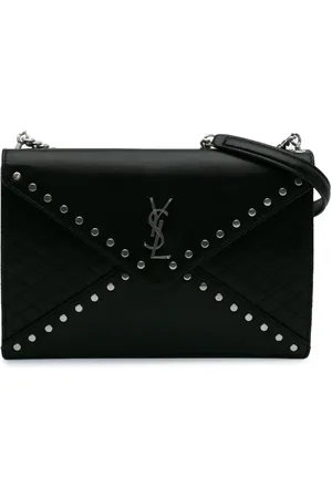 Saint Laurent 2021 Quilted Lambskin Studded Monogram Gaby shoulder bag