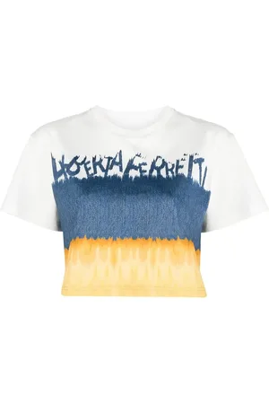 Alberta Ferretti Tie-dye print cotton T-shirt