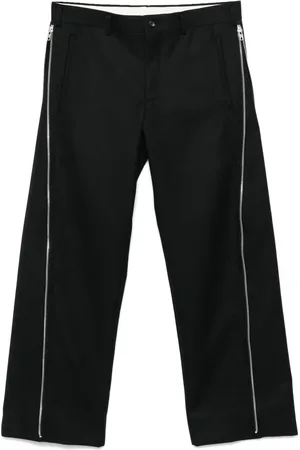 Comme des Garçons Wool zip-detail trousers