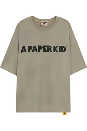 A PAPER KID Logo-print t-shirt