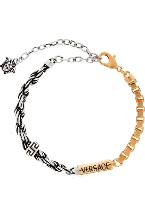 VERSACE Logo-plaque bracelet