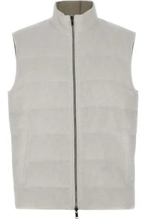 ELEVENTY Linen gilet