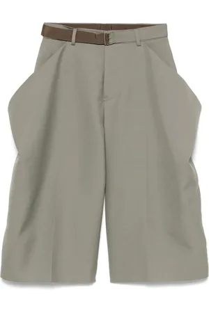 SACAI Draped-panel trousers