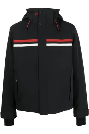 Perfect Moment Striped hooded jacket