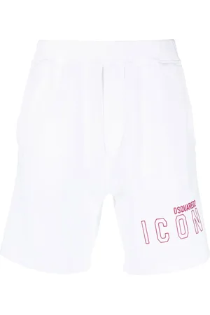 Dsquared2 Logo print cotton track shorts