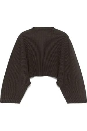 Issey Miyake Plissé-effect T-shirt