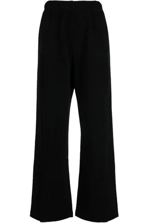 B+AB Elasticated-waist straight-leg trousers