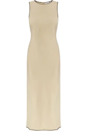 Samsøe Samsøe Contrast-stitching maxi dress
