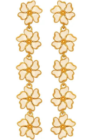 Oscar de la Renta Flower-detailing earrings