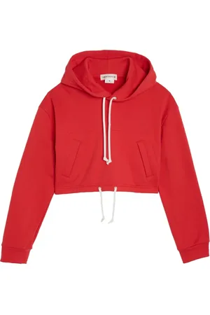 Comme des Garçons Cotton cropped hoodie