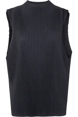 Issey Miyake Plissé-effect top