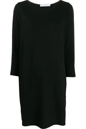 Harris Wharf London Boat neck shift dress