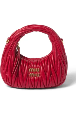 Miu Miu Mini Wander matelassé-effect shoulder bag