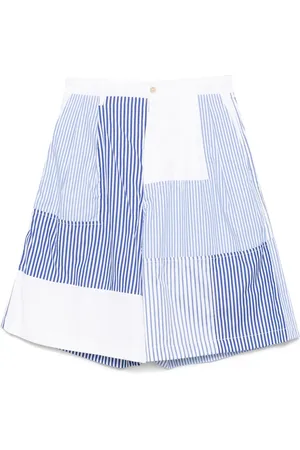 Comme des Garçons Striped panel shorts