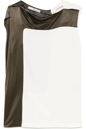 Balenciaga 2010s two-tone blouse