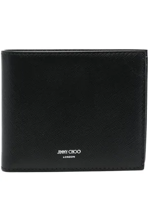 Jimmy Choo Logo-lettering leather wallet
