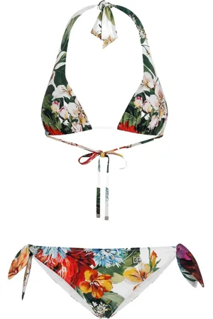Dolce & Gabbana Floral-print bikini set