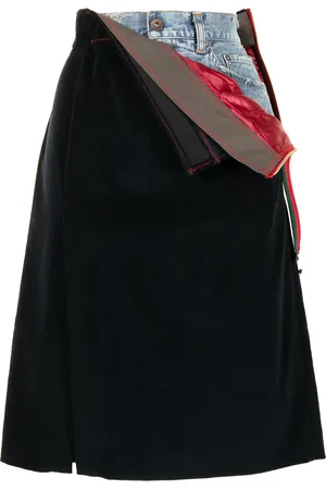 Kolor Layered a-line skirt