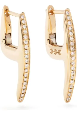 HOORSENBUHS 18kt yellow diamond drop earrings