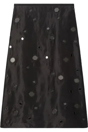 Tory Burch Mirror-embellished skirt