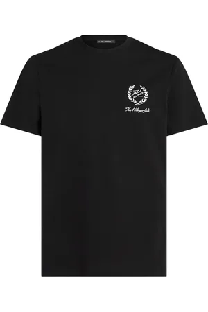 Karl Lagerfeld Embroidered-logo T-shirt