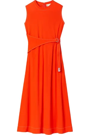 Tory Burch Belted sleeveless dress