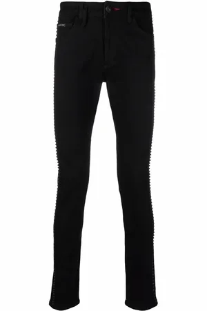 Philipp Plein Spike-studded skinny jeans