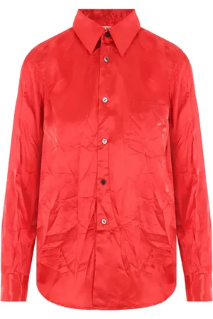 Comme des Garçons Crinkled long-sleeve shirt