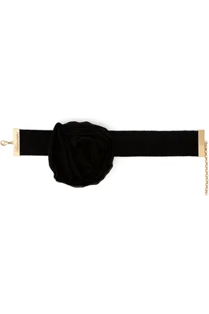 BLUMARINE Floral-appliqué choker necklace