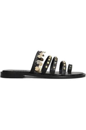 Schutz Studded flat sandals