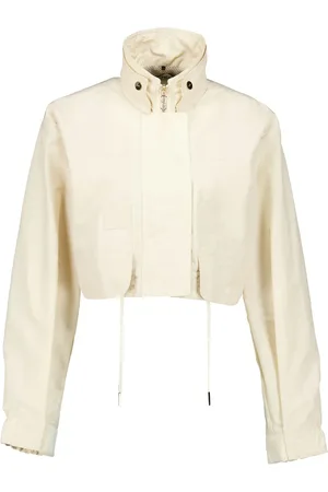 Fendi Stand-up collar cropped jacket