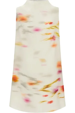 Salvatore Ferragamo Blossom-print mini dress