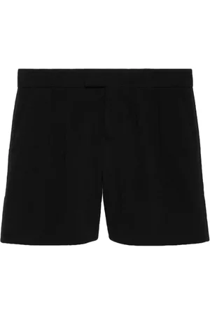 Gucci Logo-appliqu?? wool shorts