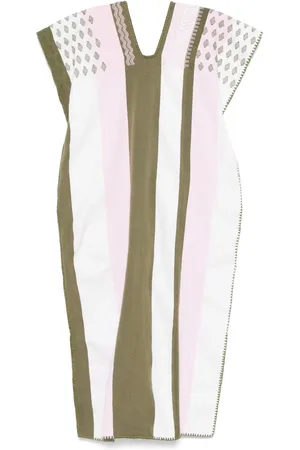 PIPPA  HOLT Striped midi dress