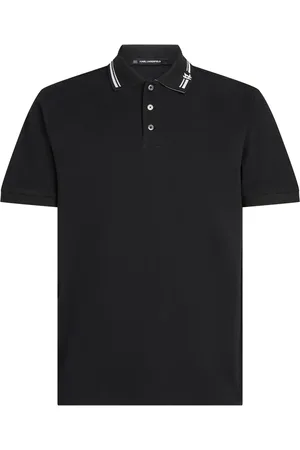 Karl Lagerfeld Contrast-trim polo shirt