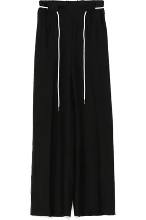Blugirl Logo-plaque trousers