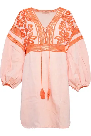 ERMANNO SCERVINO Floral-embroidered mini dress