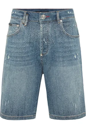 Philipp Plein Rhinestone-embellished shorts