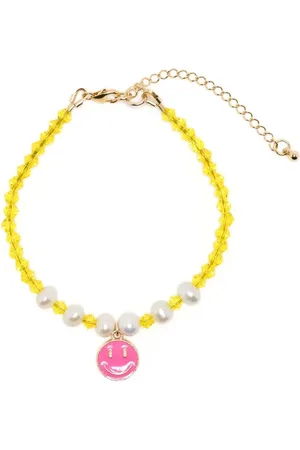 A Sinner in Pearls Pearl crystal charm bracelet